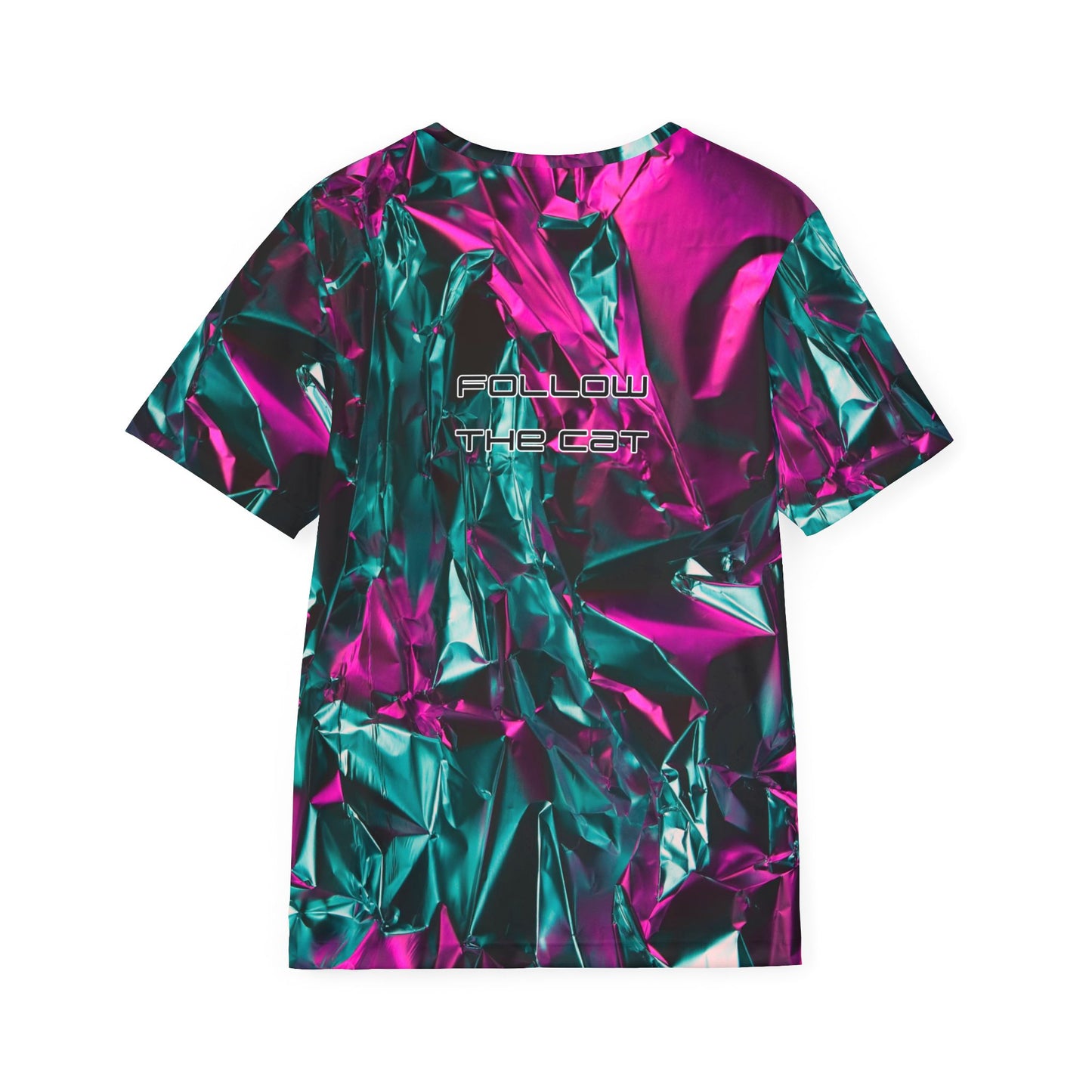 Techno Cat Men's Sports Jersey | Vibrant and Trendy Athletic Wear