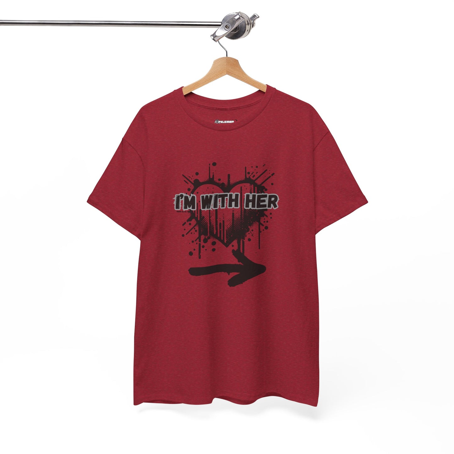 Couples Graphic Tee - "I'm With Her"