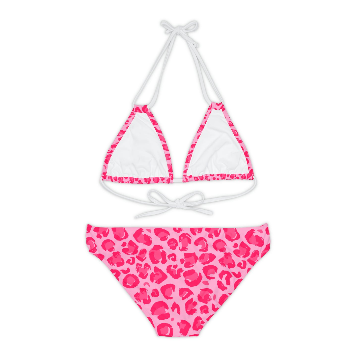 Pink Cheetah Bikini Set
