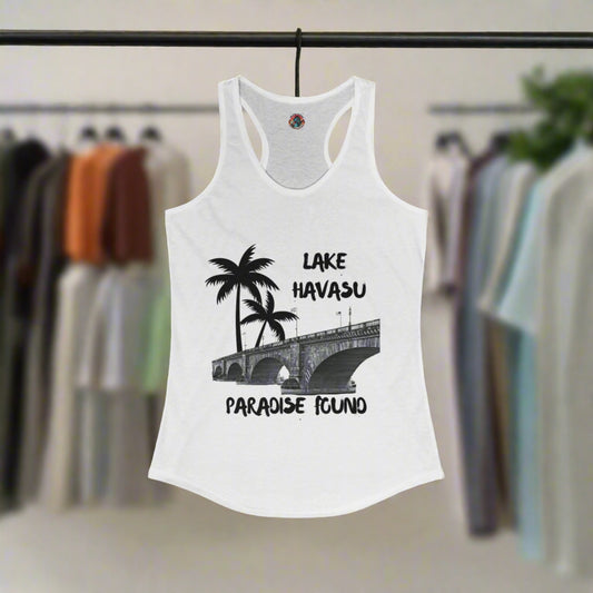 Lake Havasu - Paradise Found Women's Ideal Racerback Tank
