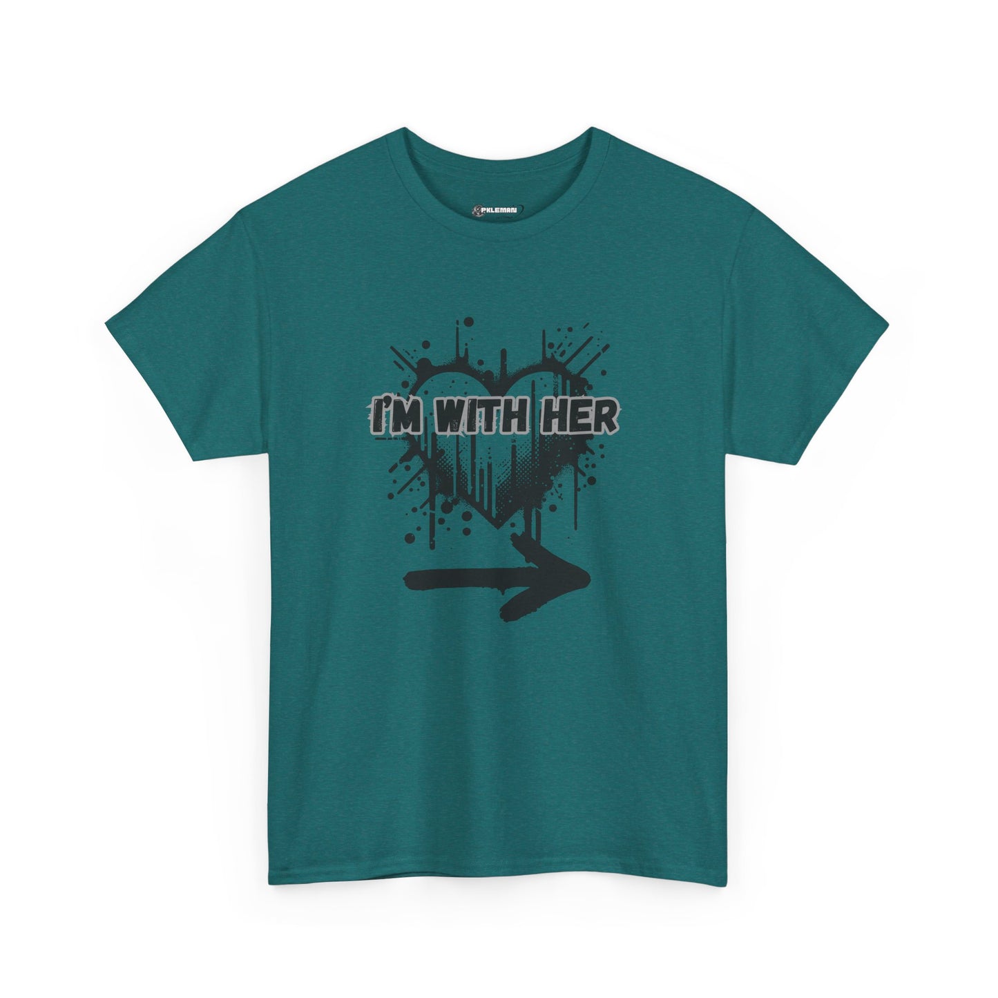 Couples Graphic Tee - "I'm With Her"