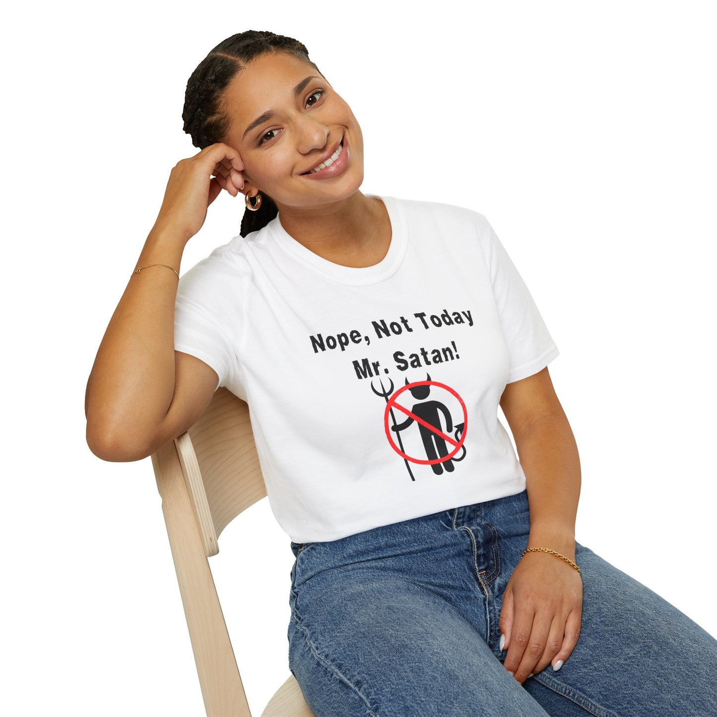 Nope Not Today Mr. Satan Unisex T-Shirt | Funny Graphic Tee