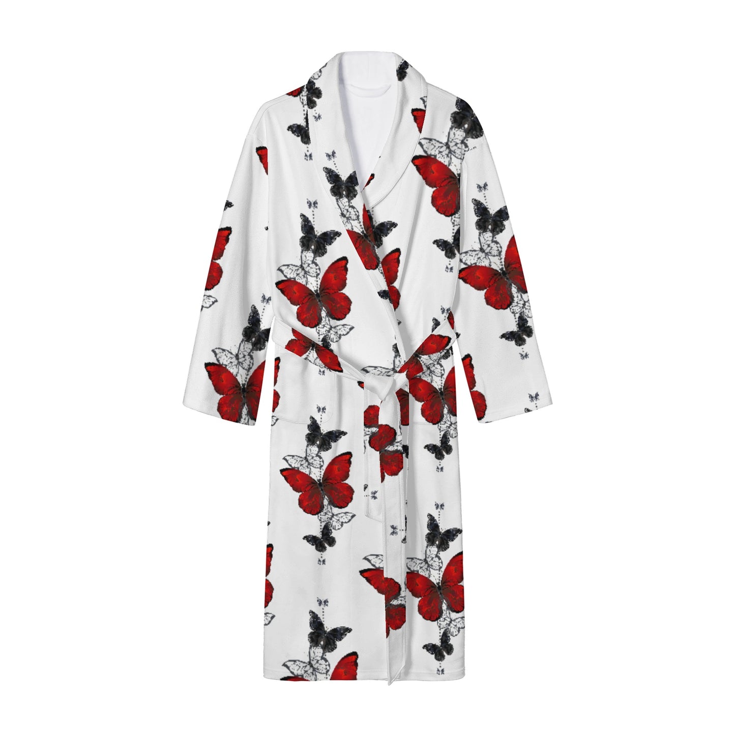 Womens Beautiful Butterfly Bathrobe