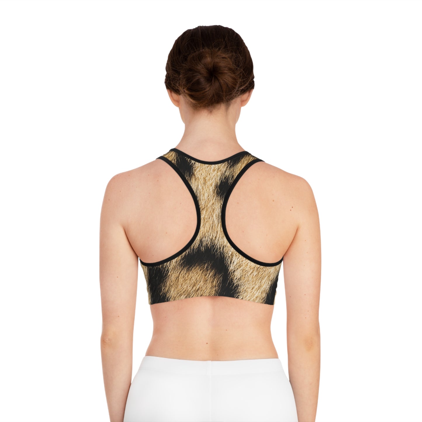 Leopard Print Sports Bra