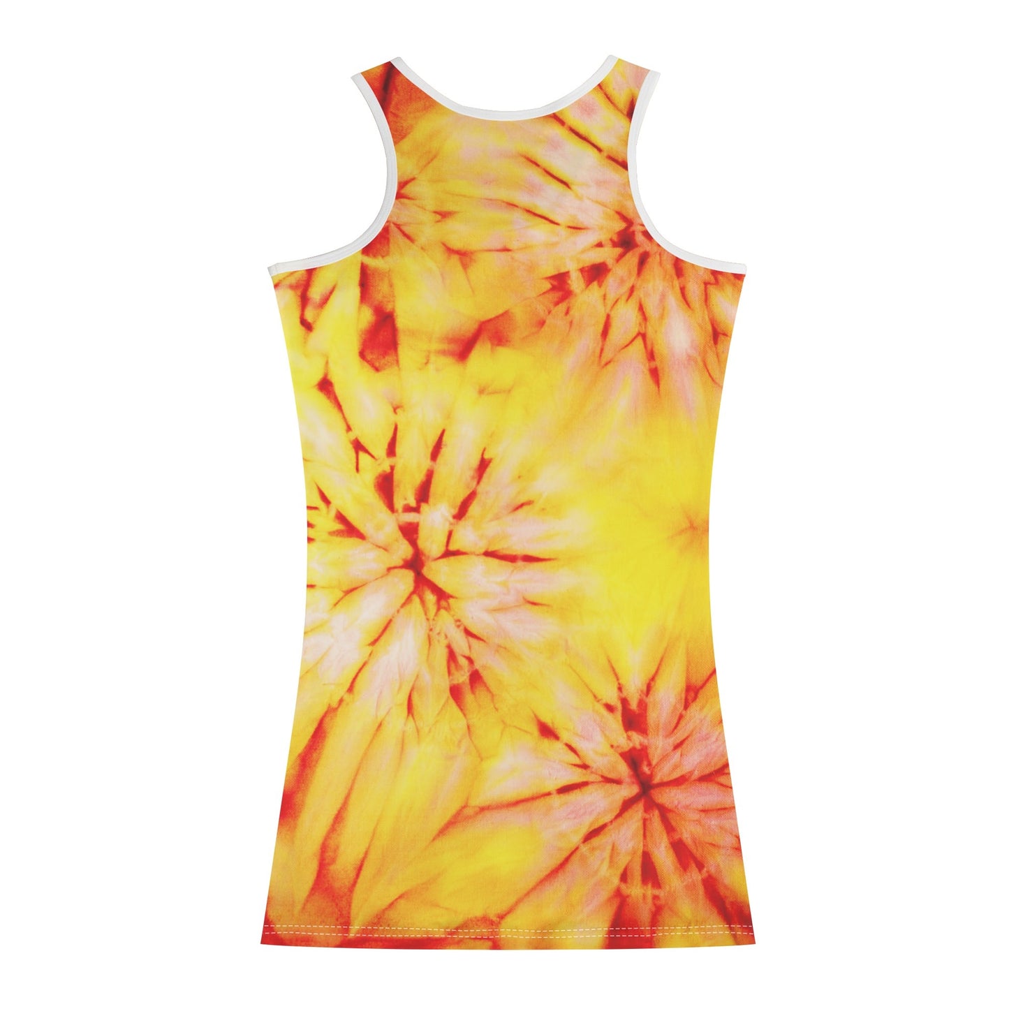 Women's Sunburst Tie-Dye Summer Dress