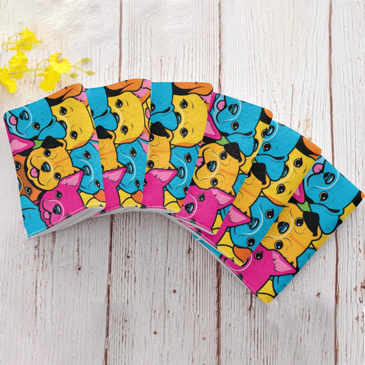 Puppies! 6 Pc Hand Towel Set