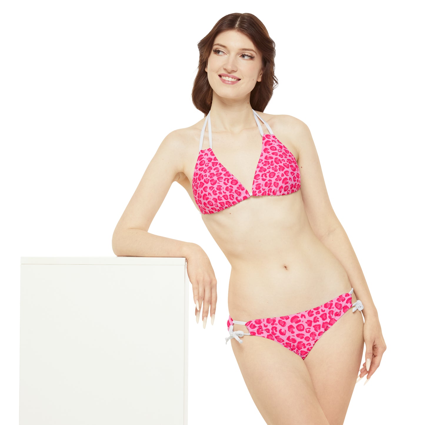 Pink Cheetah Bikini Set