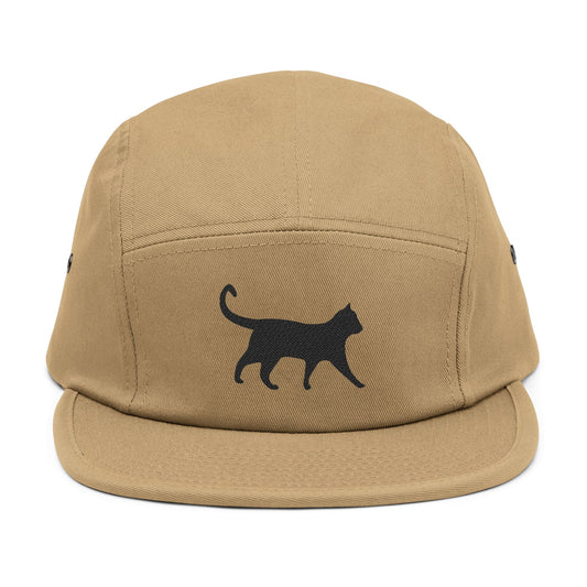 Cat Lover Embroidered 5 Panel Cap