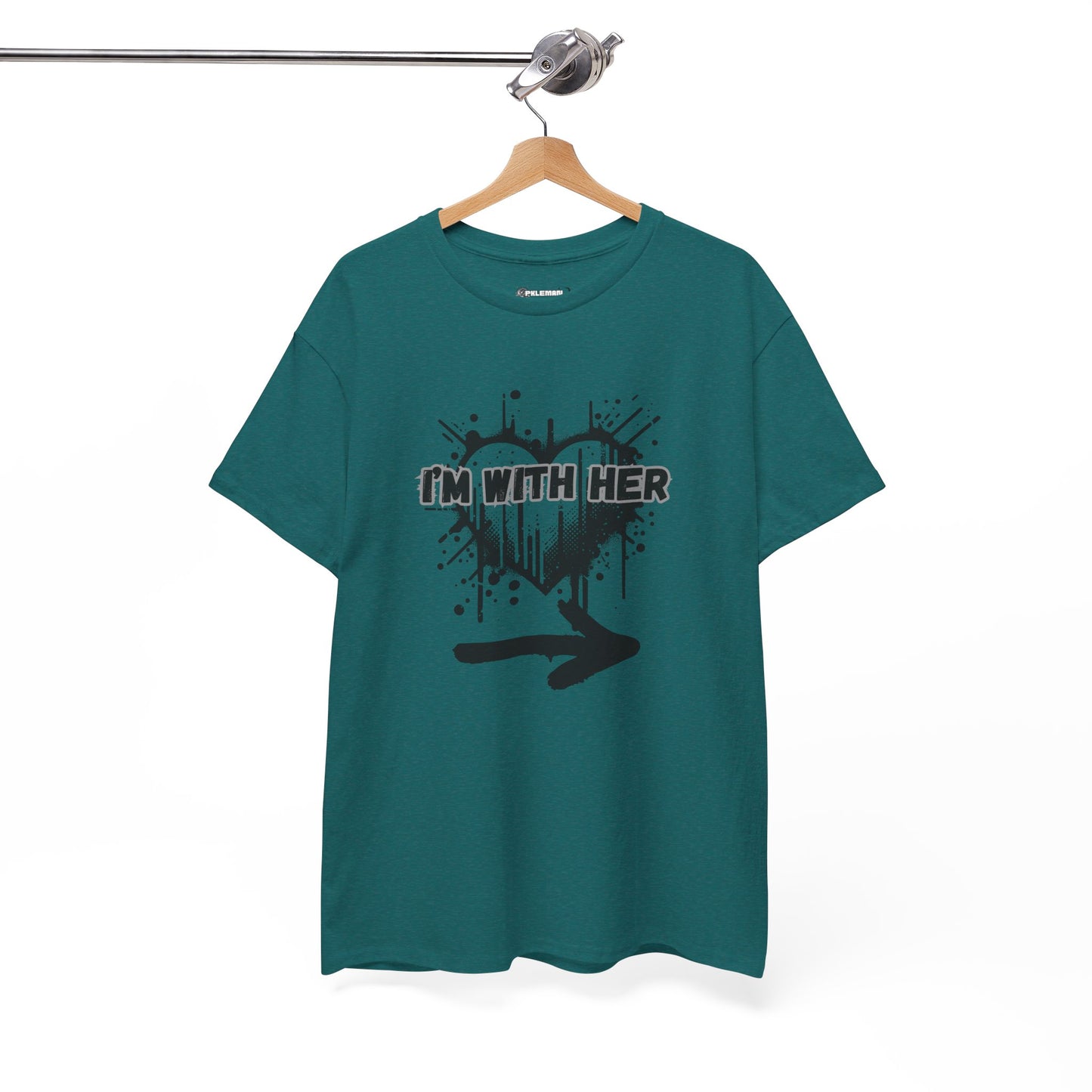 Couples Graphic Tee - "I'm With Her"