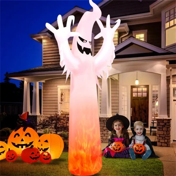 Towering Terror – 12FT Halloween Inflatable with Lights