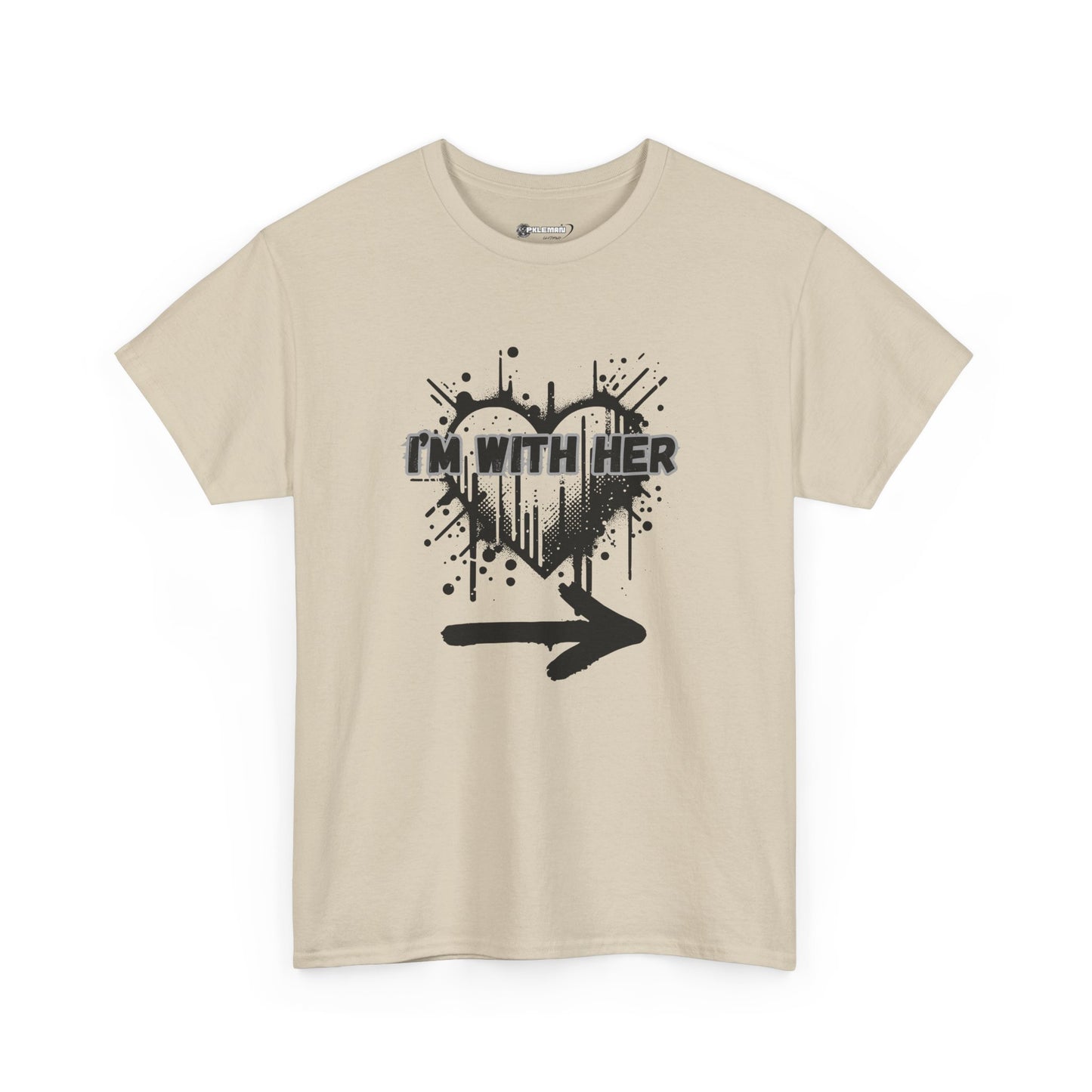 Couples Graphic Tee - "I'm With Her"