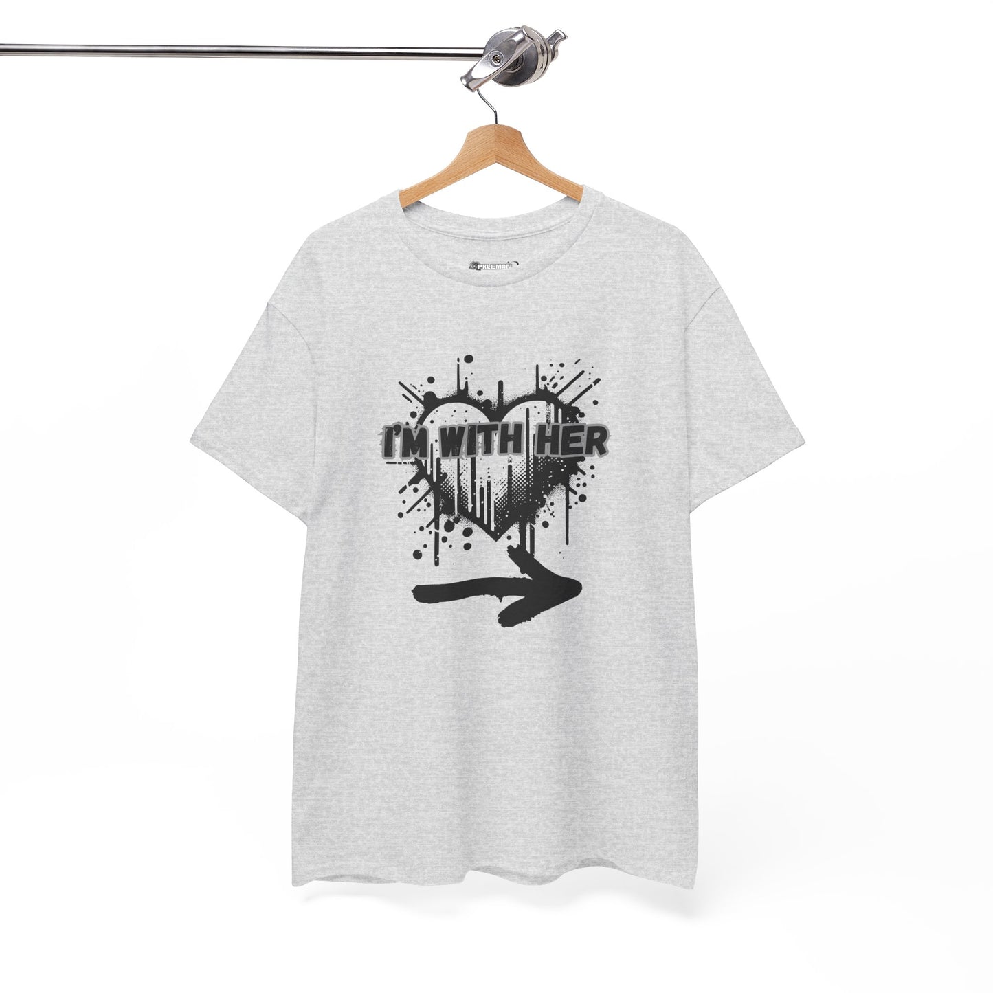 Couples Graphic Tee - "I'm With Her"