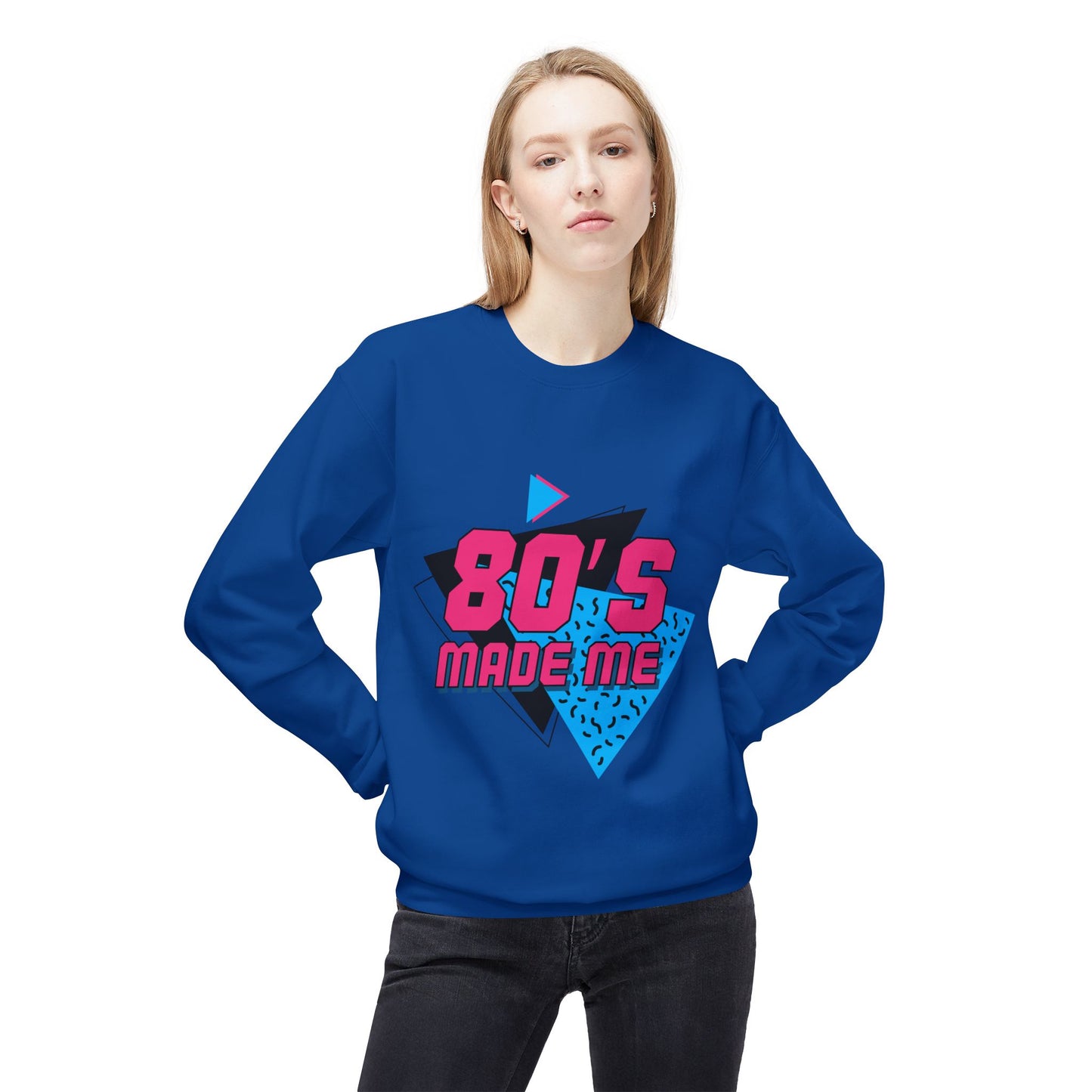 Retro 80's Made Me Crewneck Sweatshirt