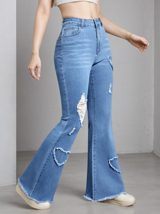 HeartFlare High-Stretch Denim