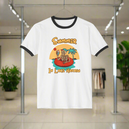 Summer in Havasu Unisex Cotton Ringer T-Shirt