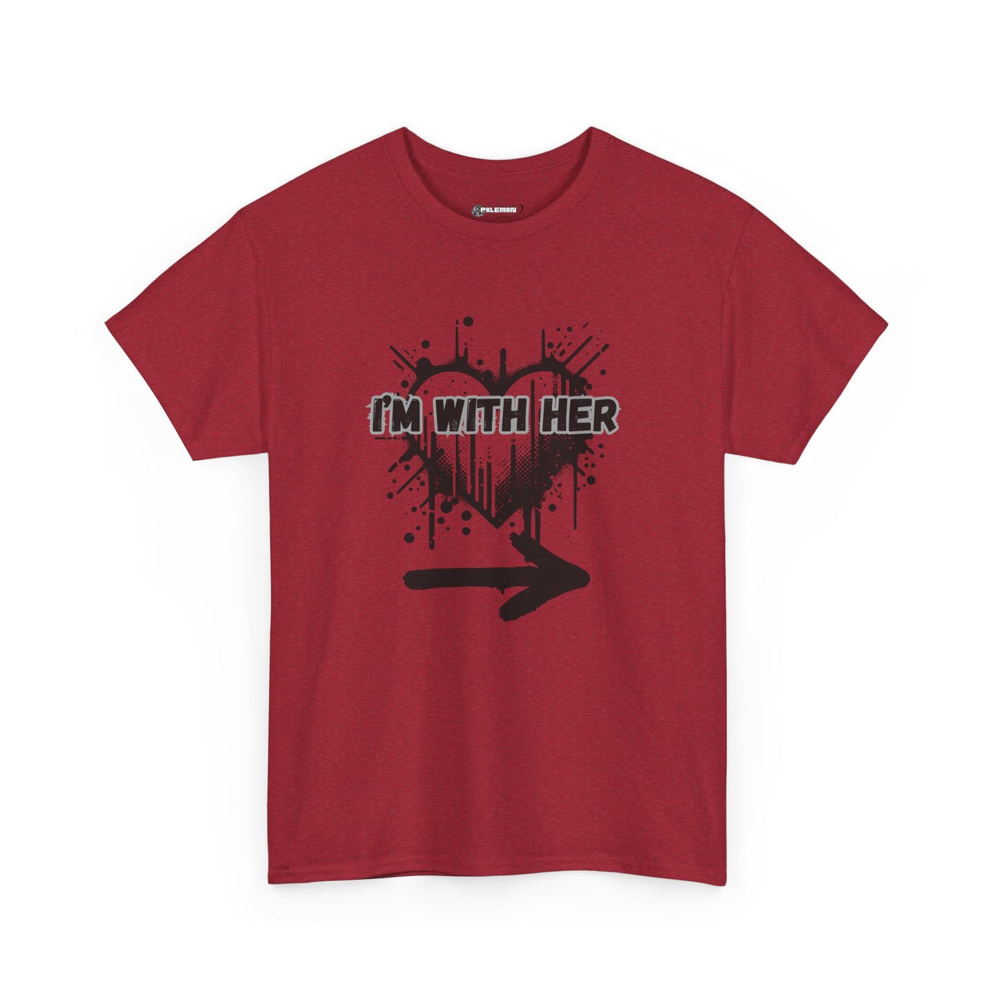 Couples Graphic Tee - "I'm With Her"