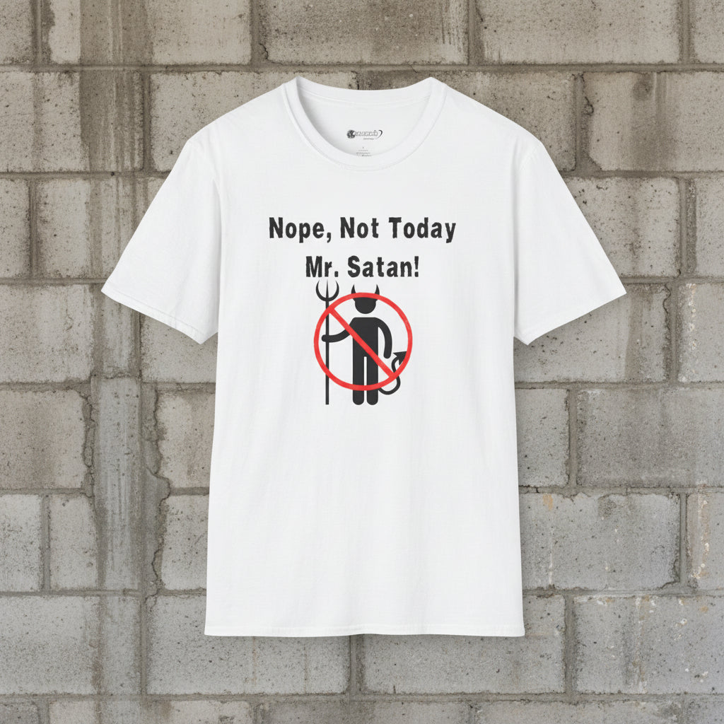 Nope Not Today Mr. Satan Unisex T-Shirt | Funny Graphic Tee