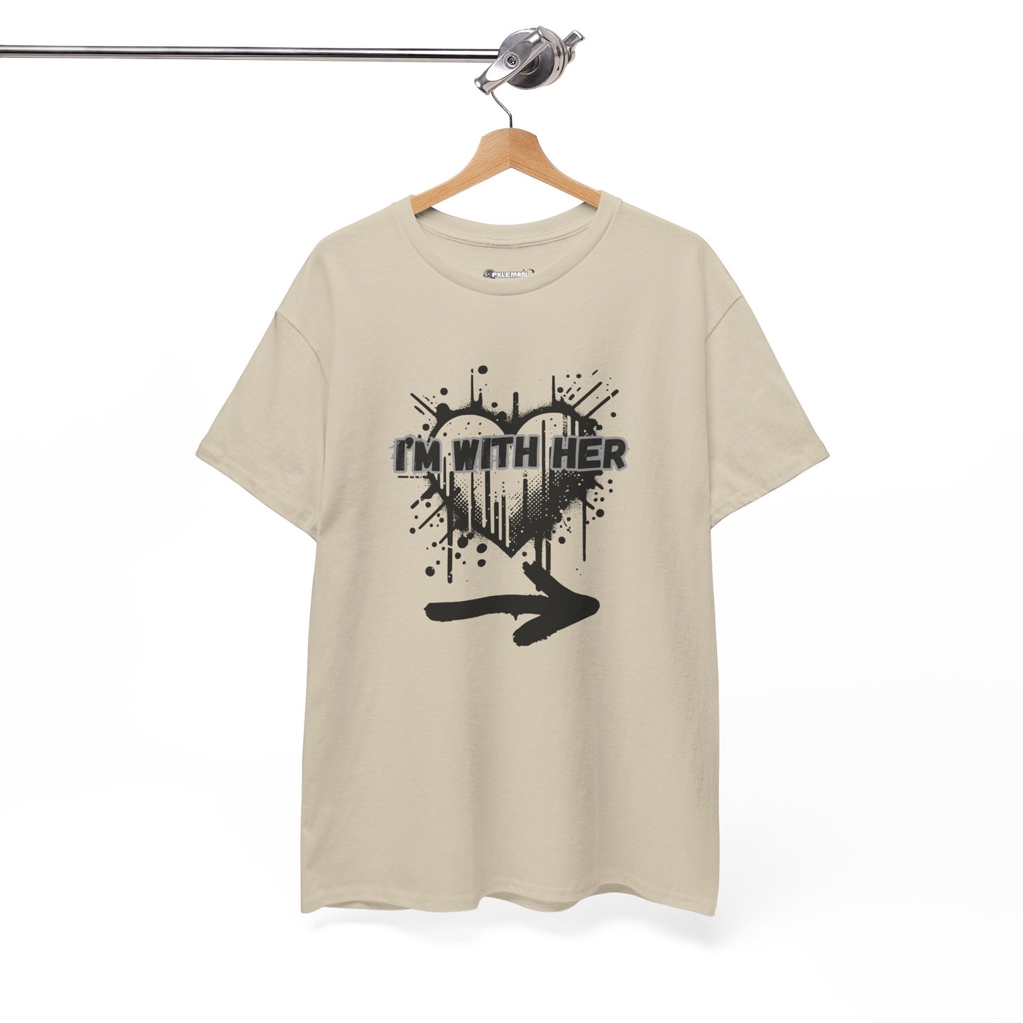 Couples Graphic Tee - "I'm With Her"