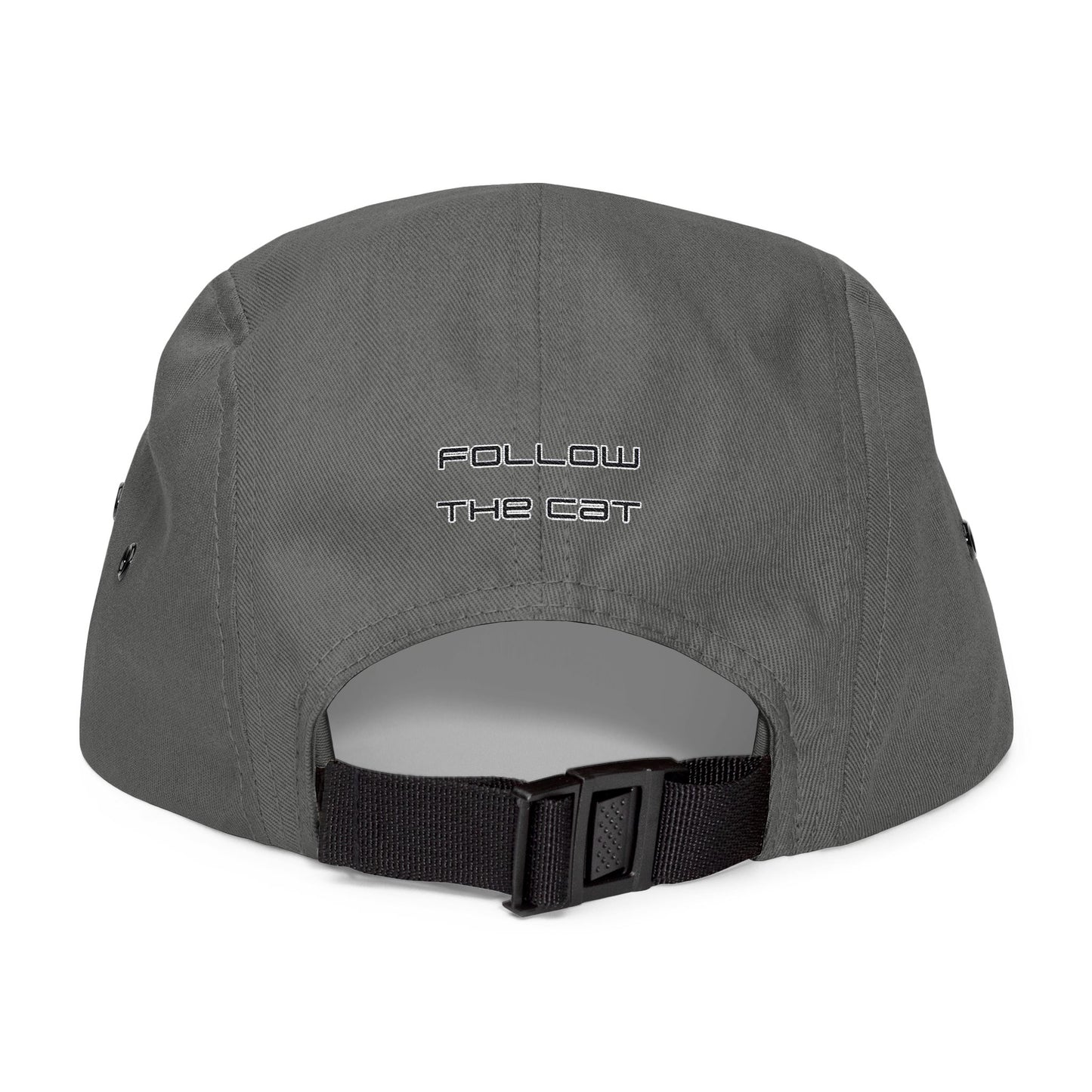 Cat Lover Embroidered 5 Panel Cap