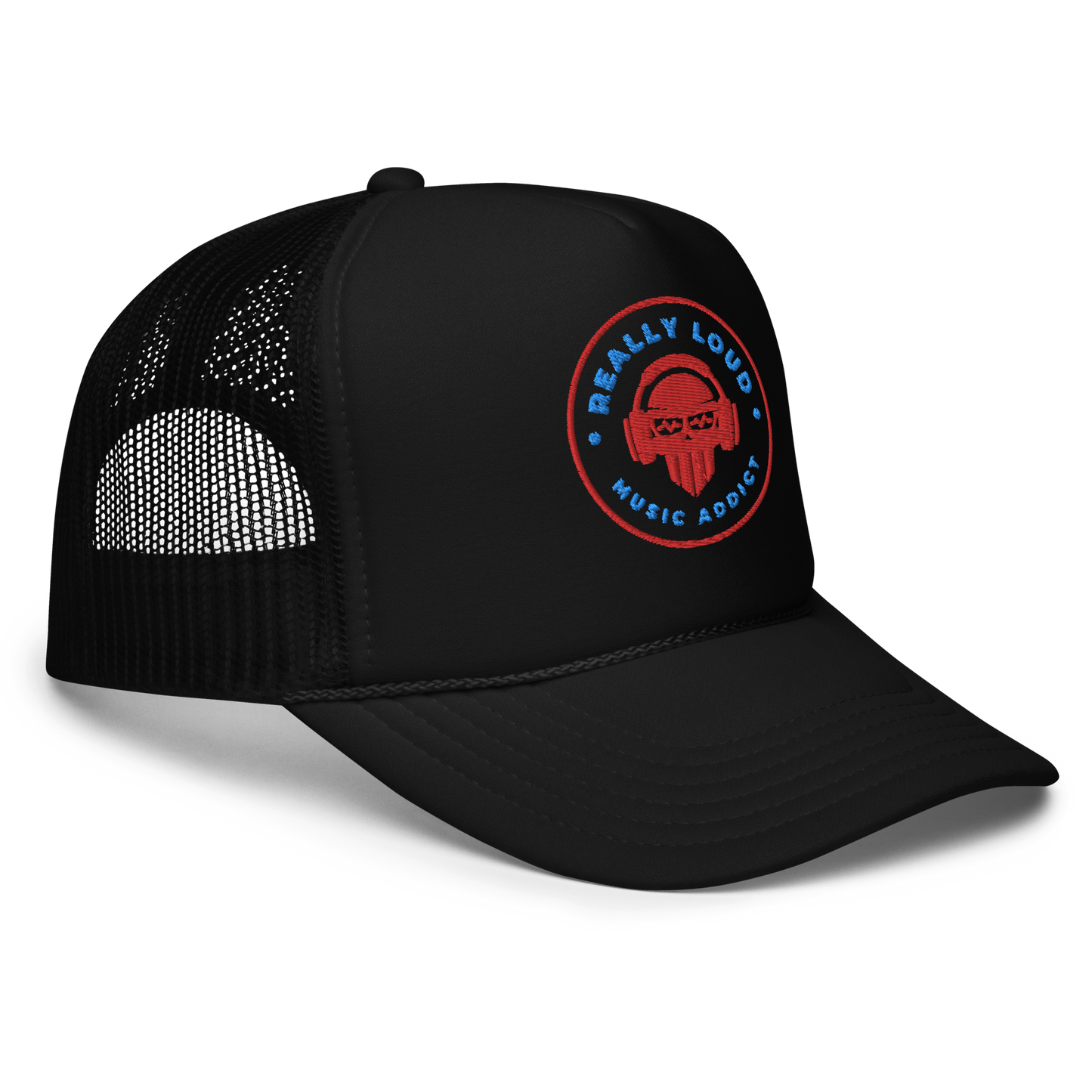 Really Loud Music Addict Foam trucker hat