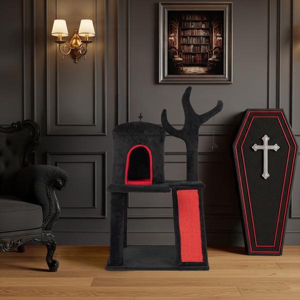 Halloween Cat Tower Cat Tree