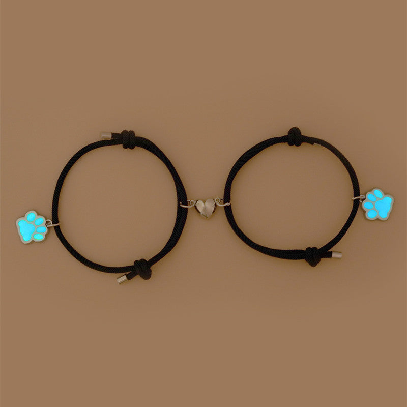 Glow Paw Bracelet – Magnetic Love Clasp