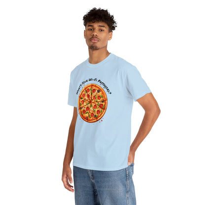 Wi-Fi Pizza Heavy Cotton Tee