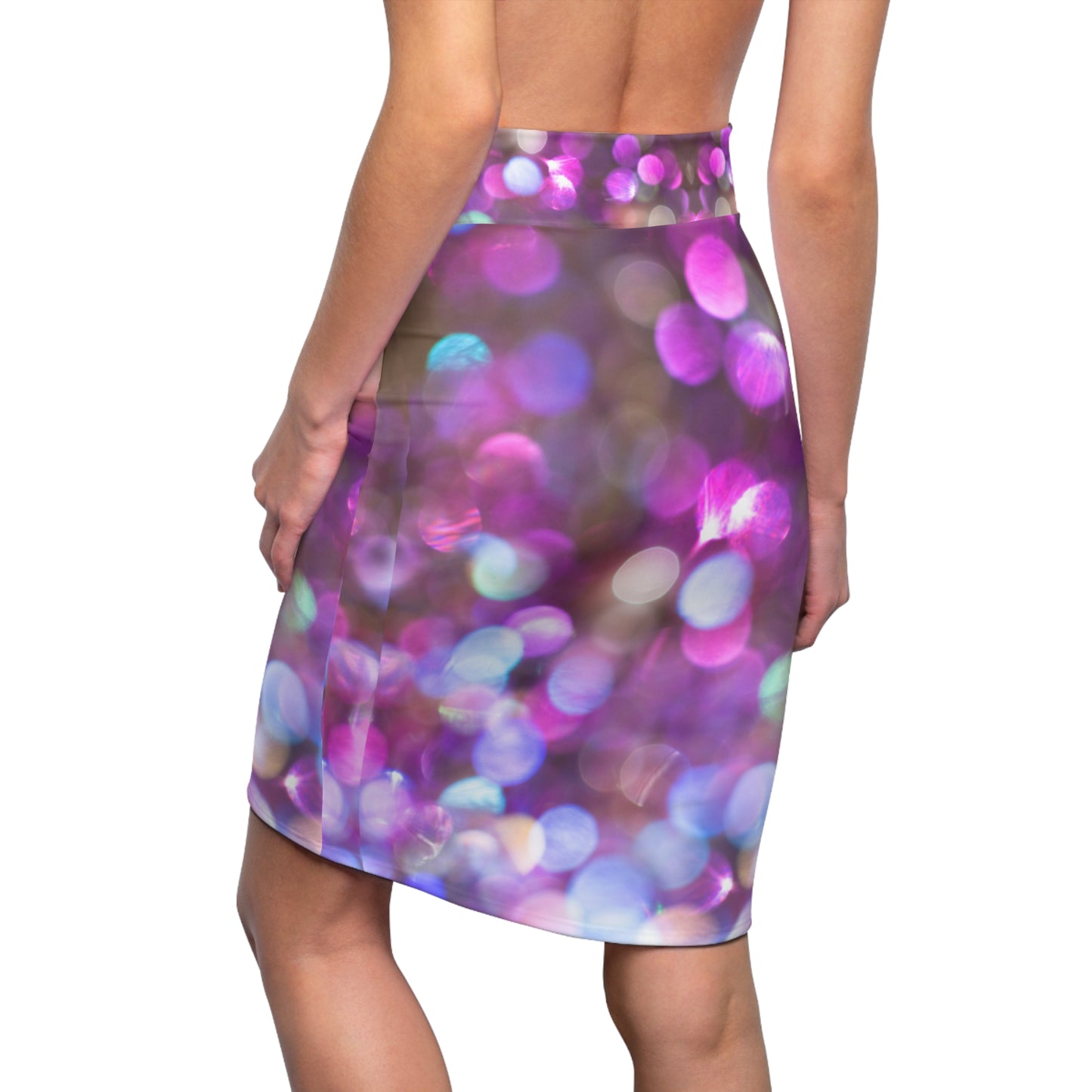 Glitter Pencil Skirt