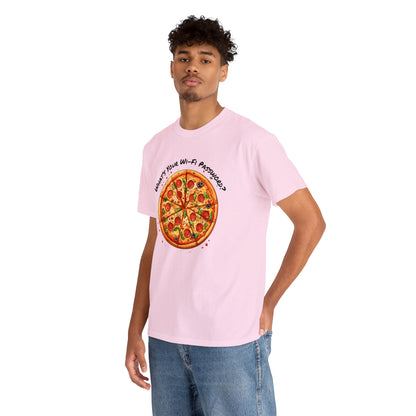 Wi-Fi Pizza Heavy Cotton Tee