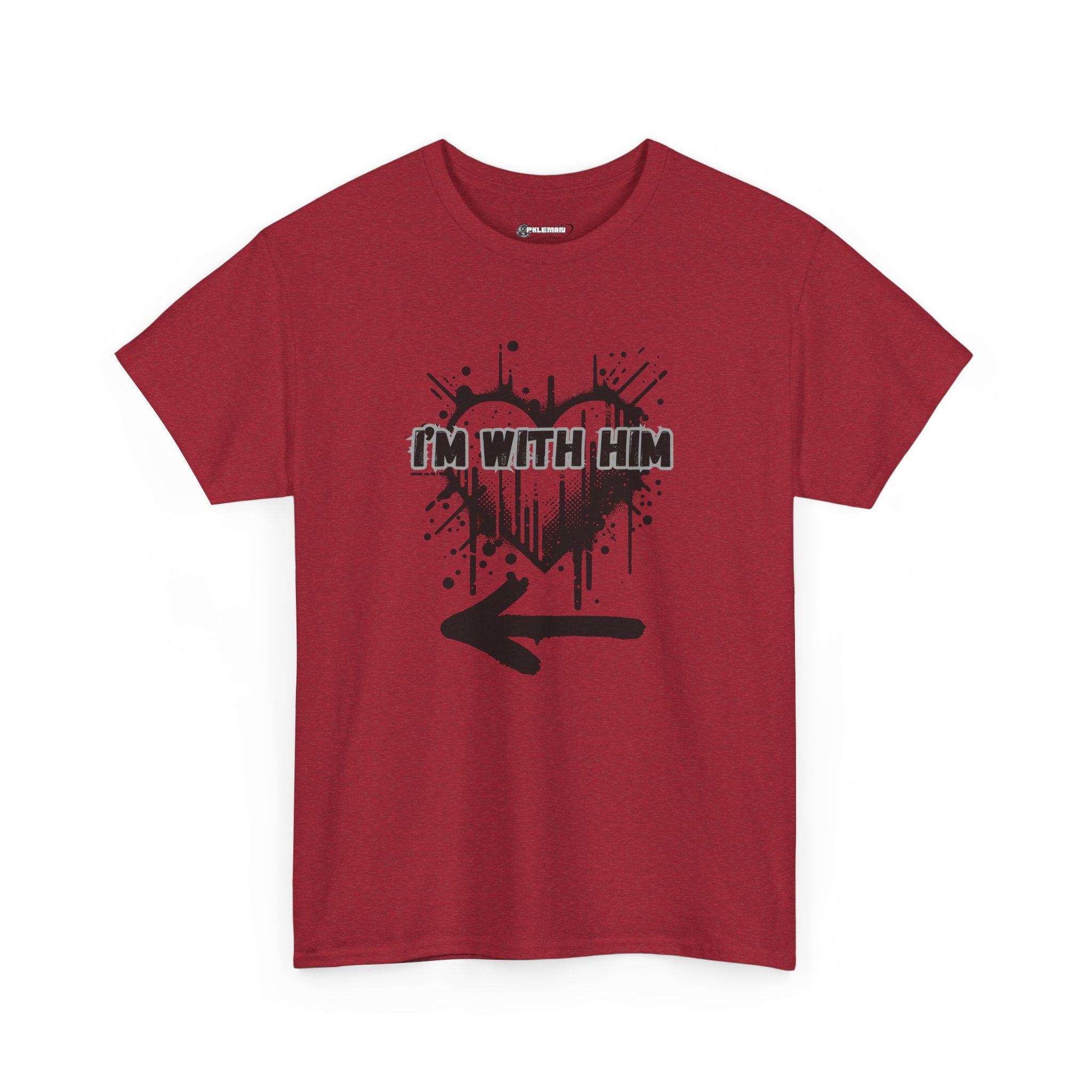 Couples Graphic Tee - "I'm With Him"