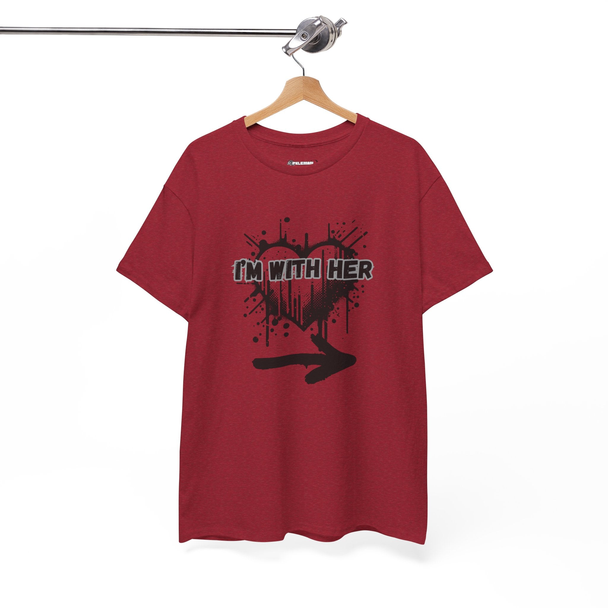 Couples Graphic Tee - "I'm With Her"