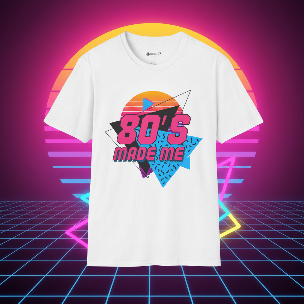 80’s Made Me — The Icons That Built a Generation Unisex Softstyle T-Shirt