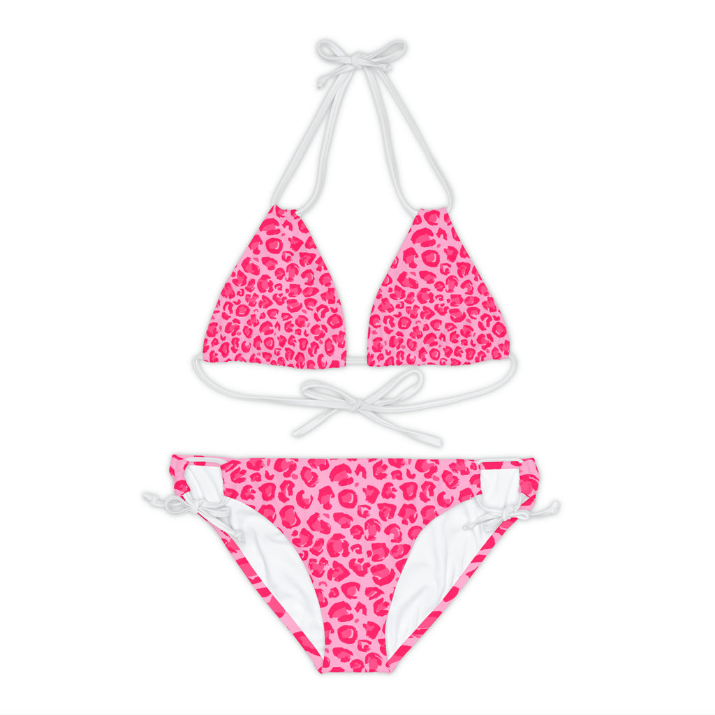 Pink Cheetah Bikini Set
