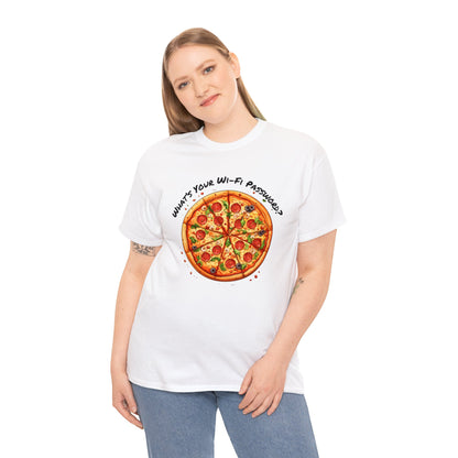 Wi-Fi Pizza Heavy Cotton Tee