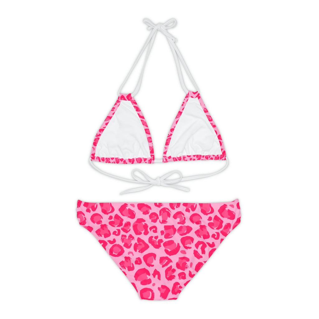 Pink Cheetah Bikini Set