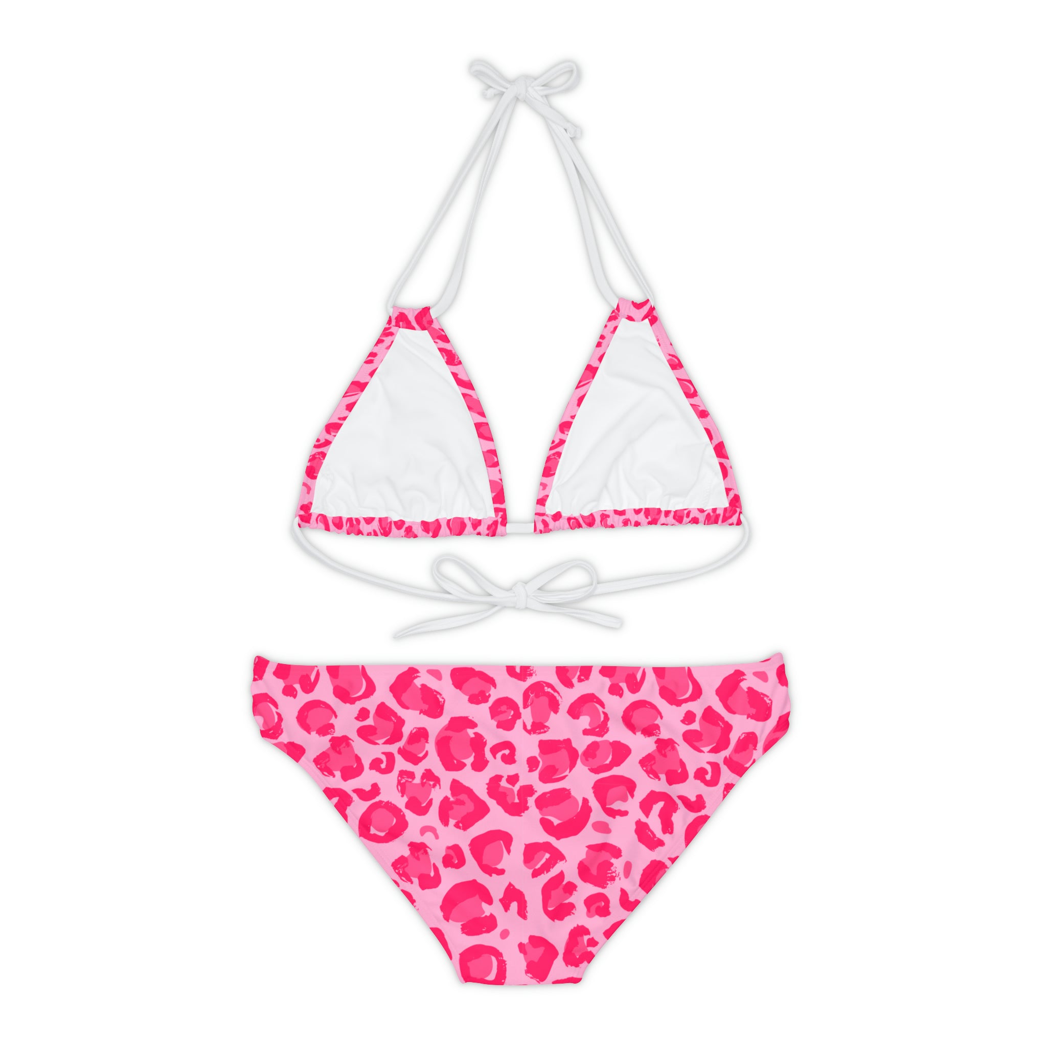 Pink Cheetah Bikini Set