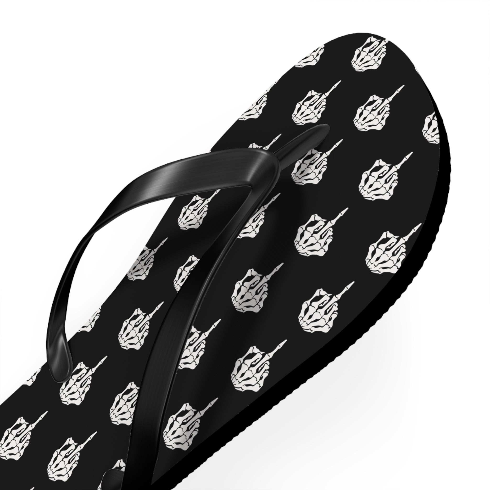 Rebellious Skeleton Flip Flops | Lightweight Slip‑Resistant Sandals