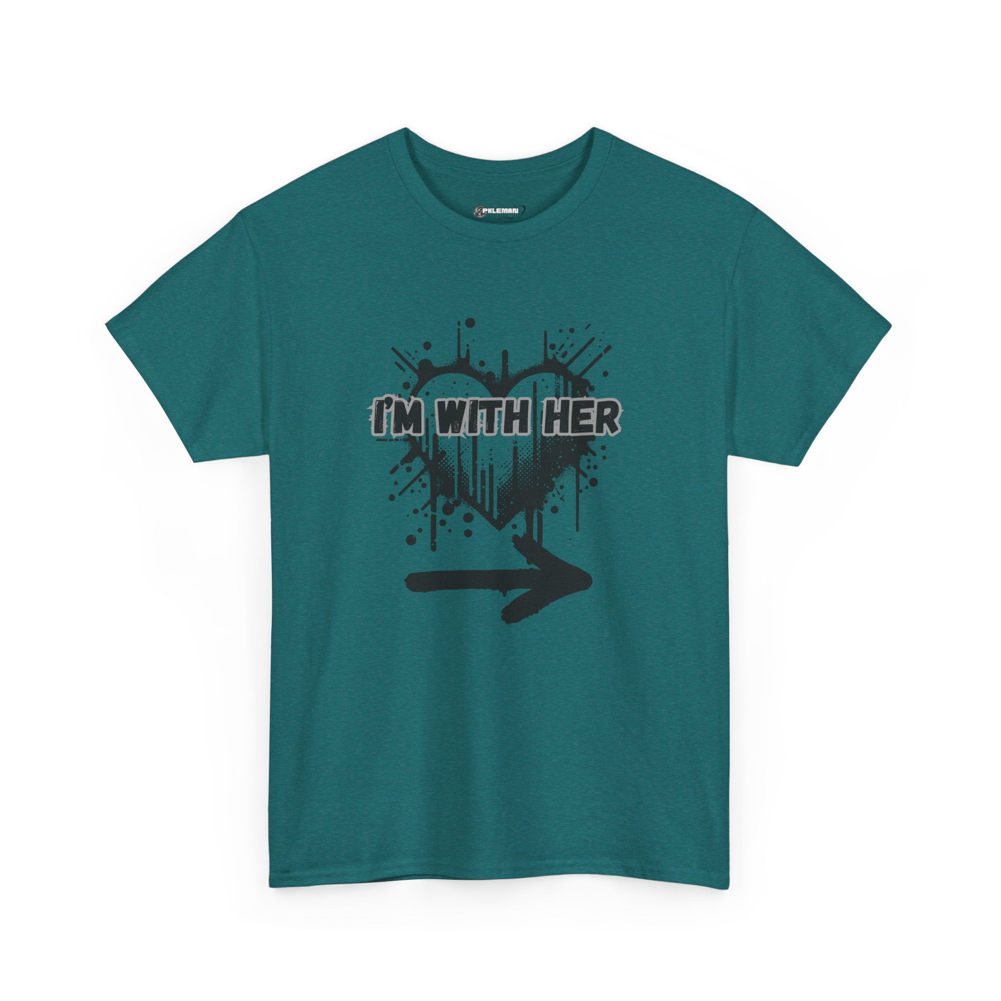 Couples Graphic Tee - "I'm With Her"