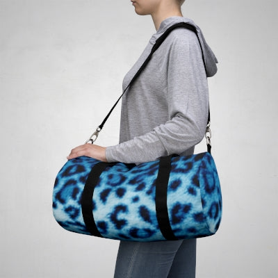 Blue Cheetah Duffel Bag