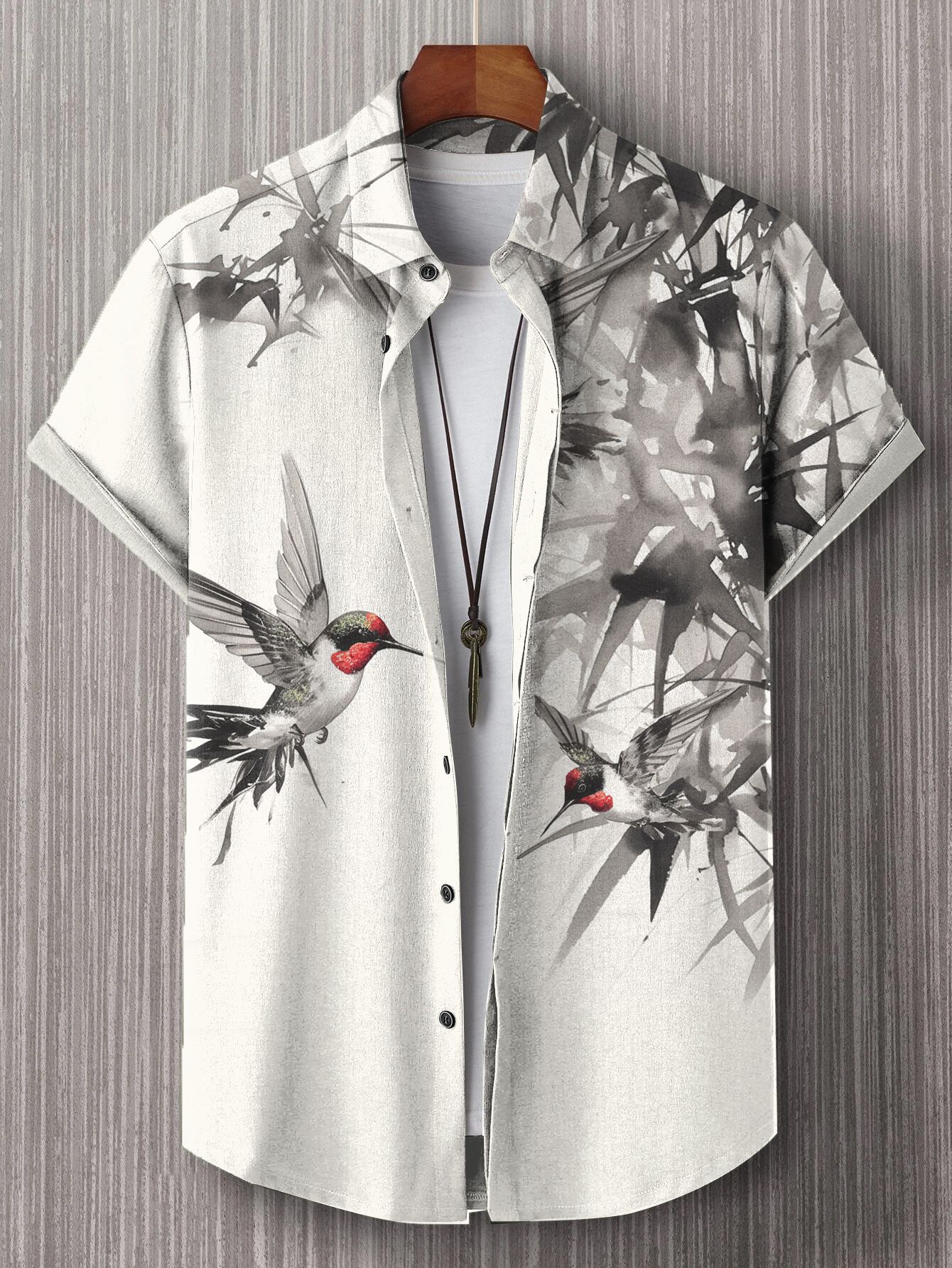 Island Vibes Casual Shirt | Tropical Hawaiian Men’s Short Sleeve