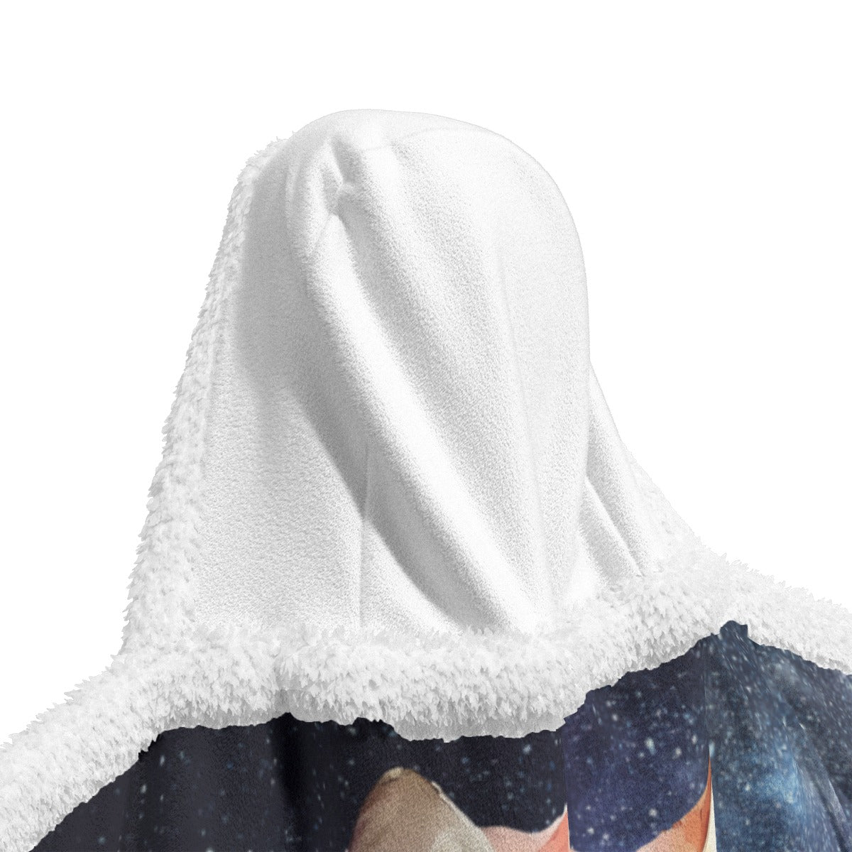 Space Kitty Wearable Hooded Blanket