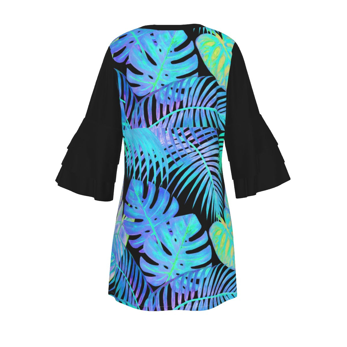 Tropic Like It’s Hot Ruffle Dress