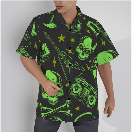 Men's Skull Jam Hawaiian Shirt