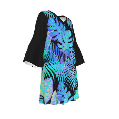 Tropic Like It’s Hot Ruffle Dress