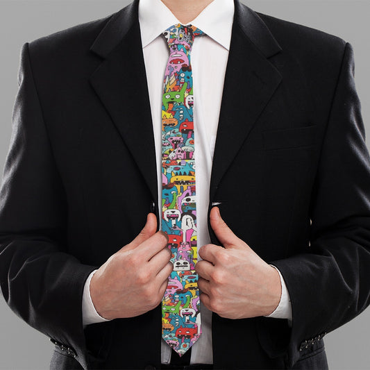 Crazy Monsters Tie