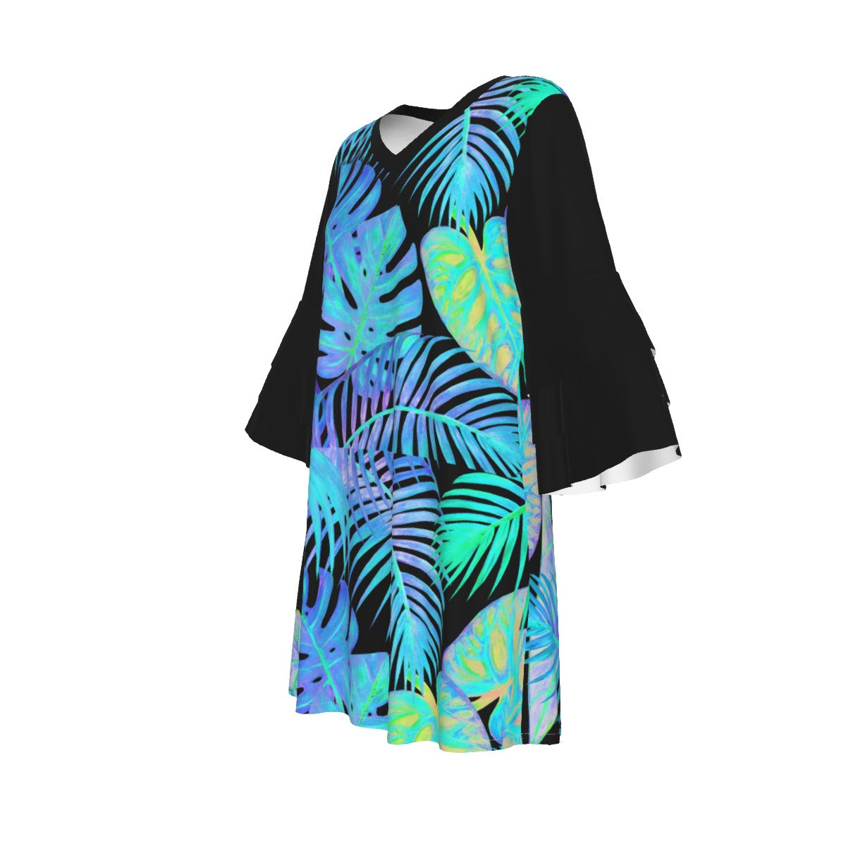 Tropic Like It’s Hot Ruffle Dress