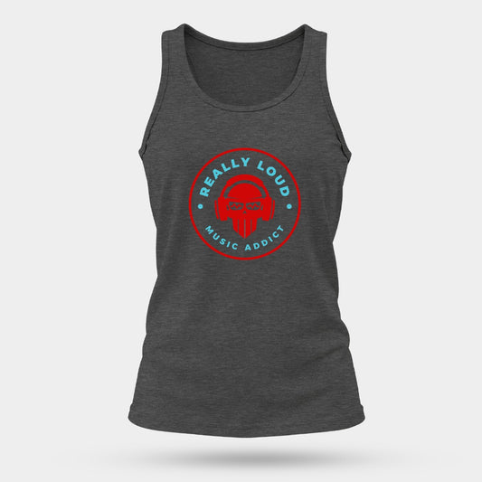 Really Loud Music Addict Women's Comfortable and Breathable Sports Tank Top