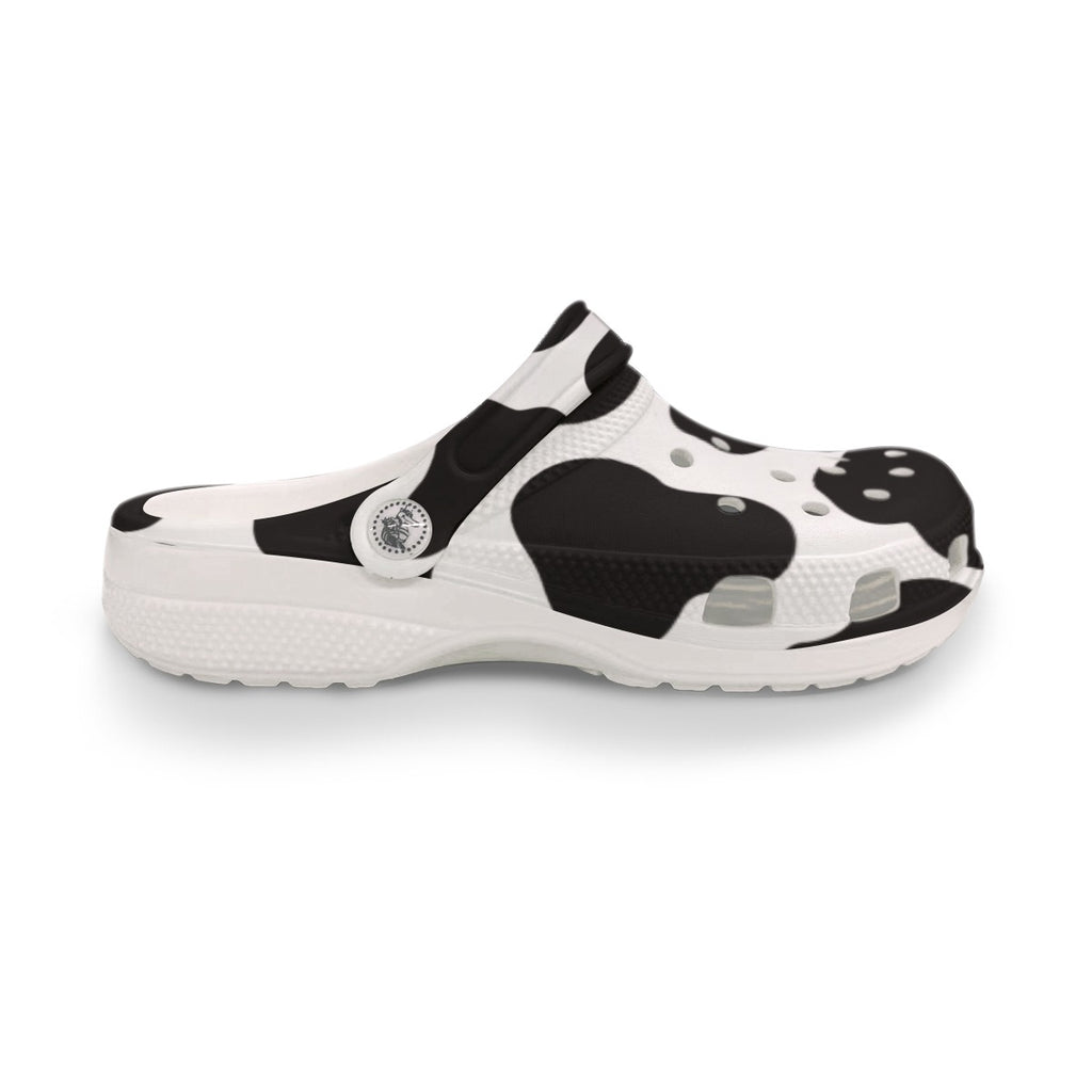 Men's Cow Print Classic Clogs