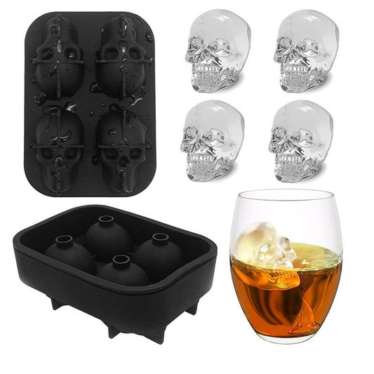 3D Silicone Skull Ice Cubes