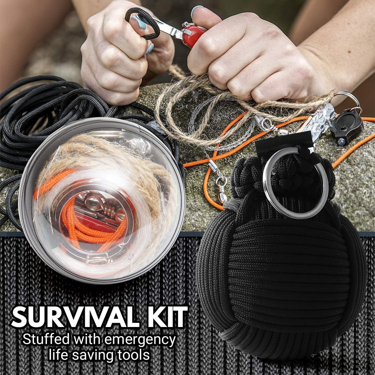 Outdoor Survival Grenade Shaped Tactical Pack